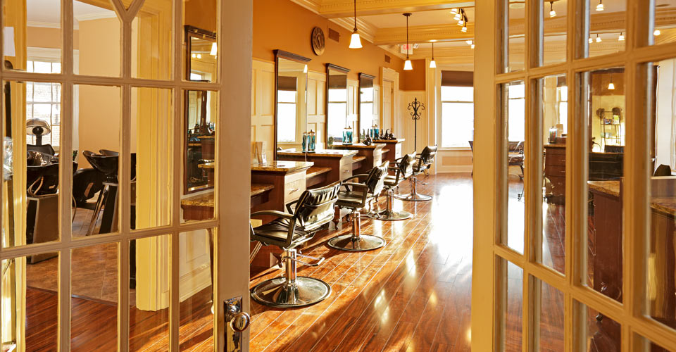 Suzi's Salon with Doors Open